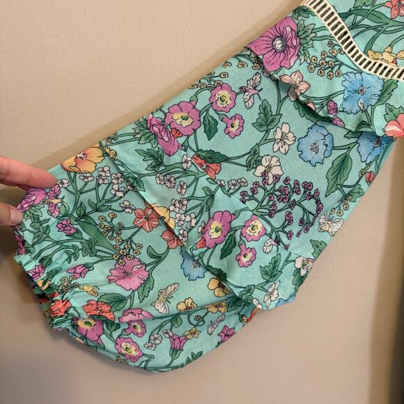 Spell & The Gypsy Sayulita Blouse Women Small Floral Boho Long Sleeve Birthstone - Picture 4 of 7